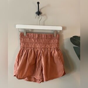 Free People Coral Shorts